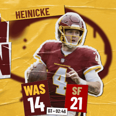 Heinicke Holding Football GIF