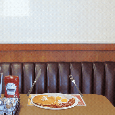 Heinz Ketchup Bottle Next To Plate Of Food GIF