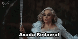 Helena Bonham Carter Avada Kedavra GIF