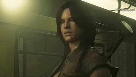 Helena Harper Resident Evil   GIF
