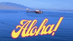 Helicopter Hawaii Beach Aloha GIF