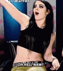 Hell Naw Female Wrestler Paige