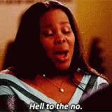 Hell No Mercedes Glee GIF