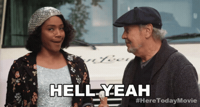 Hell Yeah Text GIF