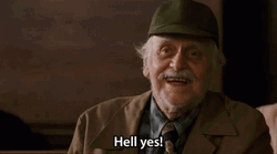Hell Yes Grumpy Old Man GIF