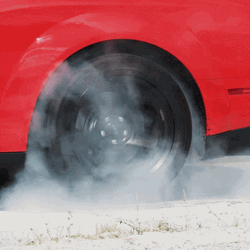 Hellcat Dodge Challenger Car Smoke GIF