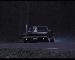 Hellcat Drifting Slow Mo Effect GIF