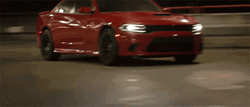 Hellcat Sports Car Drift Night Racing GIF