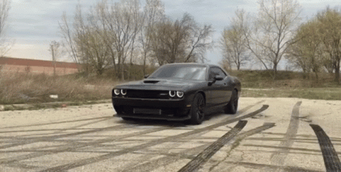 Hellcat Sports Car Ignition GIF