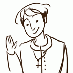 Hello Animated Drawing Sketch Wave GIF