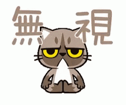 Hello Animated Line Sticker Meow Zhua GIF