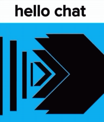 Hello Chat Text GIF