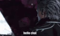 Hello Chat Vergil GIF