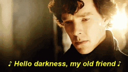 Hello Darkness My Old Friend Benedict Cumberbatch GIF