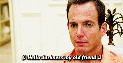 Hello Darkness My Old Friend Gob Bluth GIF