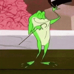 Hello Darkness My Old Friend Michigan J. Frog GIF