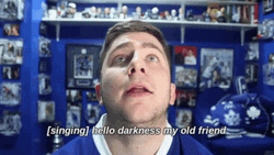 Hello Darkness My Old Friend Steve Dangle GIF