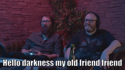 Hello Darkness My Old Friend Yogscast YouTube GIF