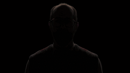 Hello Friends Man Appearing From The Dark GIF