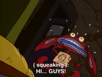 Hello Friends Real Monsters Ickis GIF