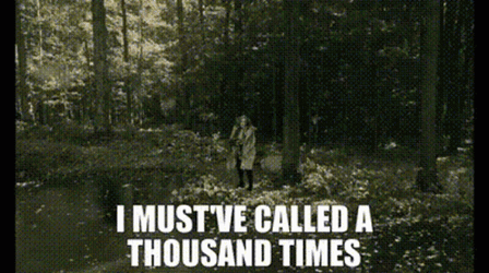 Hello From The Other Side I Must Called Thousand Times GIF