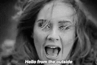 Hello From The Other Side Is It Me You Looking For GIF