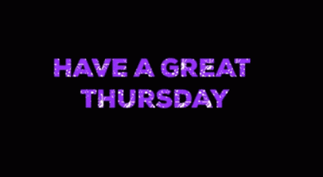 Hello Great Thursday Sparkles GIF