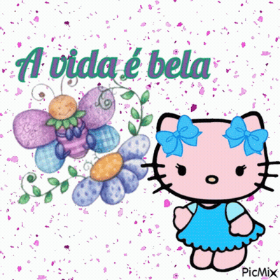 Hello Kitty A Vida E Bela GIF