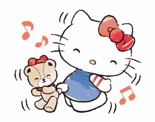 Hello Kitty Dancing GIF
