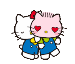 Hello Kitty Daniel Sticker GIF