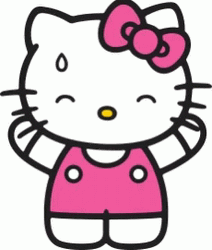 Hello Kitty Getting Dizzy GIF