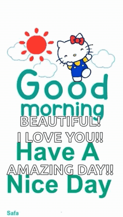 Hello Kitty Good Morning Beautiful GIF