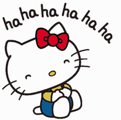 Hello Kitty Laughing Ha Ha Ha GIF