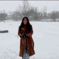 Hello Kitty On A Snowfall GIF