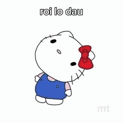 Hello Kitty Sleeping On Bed Giac Mo GIF