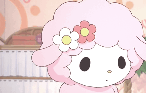 Hello Kitty Standing In Room GIF