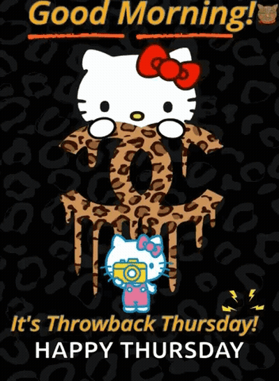 Hello Kitty Throwback Thursday Poster GIF