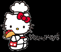 Hello Kitty Yummy Dessert GIF