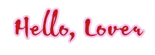 Hello Lover Sign Sticker