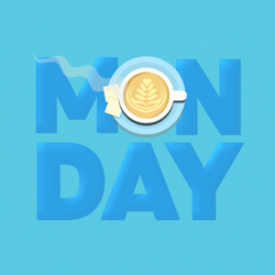 Hello Monday Coffee GIF