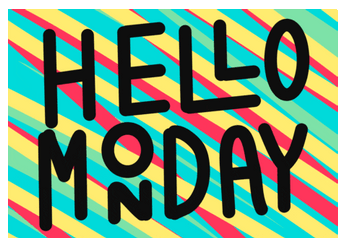 Hello Monday Pastel Colors GIF