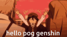 Hello Pog Genshin GIF