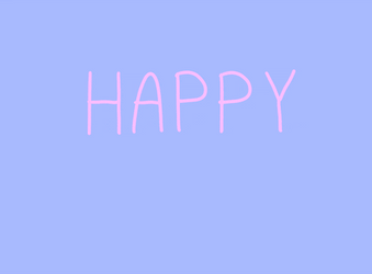 Hello Saturday Text Flashes GIF