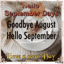 Hello September Goodbye August GIF