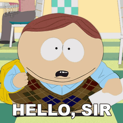 Hello Sir Eric Cartman South Park GIF