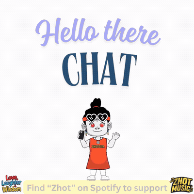 Hello There Chat Cartoon Character Poster GIF