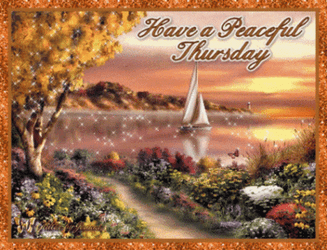 Hello Thursday At The Lake GIF