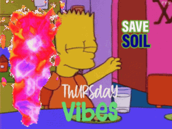 Hello Thursday Bart Simpson GIF