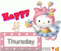 Hello Thursday Fairy Hello Kitty GIF