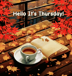 Hello Thursday Fall Season GIF